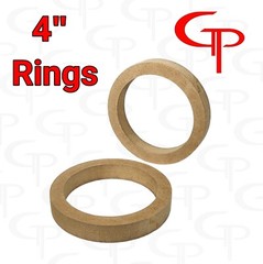 4″ inch Speaker Rings MDF GP Car Audio Mounting Spacer ring 1 PAIR