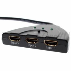 HDMI Switch 3×1 HDTV 1080p Splitter Cable Adapter Converter Hub Box 3 In 1 Out