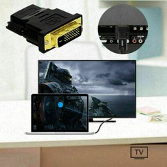 DVI-D Male 24+1 pin to HDMI Female 19-pin HD HDTV PC Monitor Display Adapter #13
