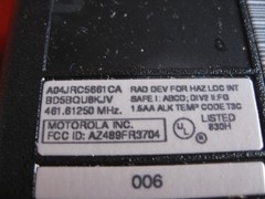1pc NEW Motorola Bravo Classic Pager Beeper Black w belt clip UHF 461.6125 mhz