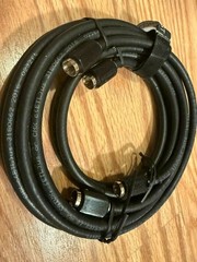 Multiple Audio/Video Cables – RCA, speaker wire, coax, s-video – new/never used