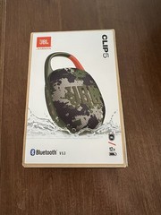 JBL Clip 5 Bluetooth Speaker Waterproof Portable Carabiner Squad Camo