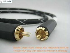 E05 (0.5m 1.5ft )— Hi-End Beldon 1694A 75Ω Coax Locking RCA (m/m) Audio Cable