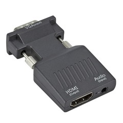 VGA Input To HDMI Output Adapter PC Laptop To HDTV Moniter Projecter Converter