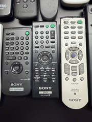 Mixed Bulk Lot of 35 Untested Remote Controls All with Covers Sony JVC Toshiba