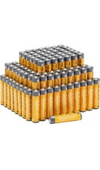 100 Amazon Basics AAA Alkaline Batteries Brand New 1.5 Volt Battery