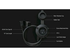 NOCO GCP2 AC Port Plug 15A 125V UL Certified Waterproof Vehicle Charging Outlet
