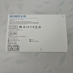 BOBOVR B100 Battery Pack for Headset, USB-C, White/Black Universal Compatible