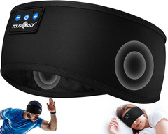 Sleep Headphones Bluetooth 5.4 Headband, Sports Wireless Earphones Sweat Resista