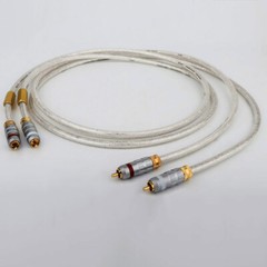 QED 6N OCC Silver Plated HiFi RCA Cable AMP Audio Signature Interconnect Cord