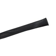 50 Feet 3/8″ Expandable Wire Cable Sleeving Sheathing Braided Loom Tubing Black