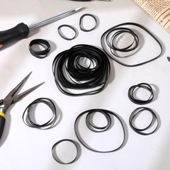 100 Rubber Belt Replacement For Recorders CD-ROM Video Machine Walkman DVD drive