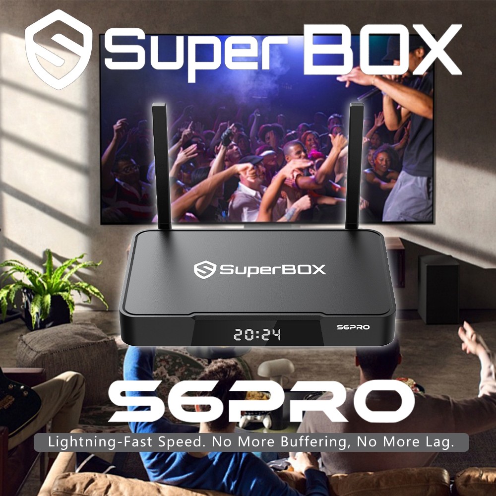 SuperBox S6 Pro TV BOX New Factory Sealed Latest Android WiFi Play Ship Same Day