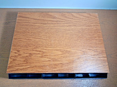Lot Of 2 Vintage 3 Drawer Cabinet Cassette Tape Holder Storage Faux Wood