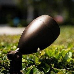 Landscape Speaker Pair 60W IP65 Outdoor Weather Resistant In Ground Stake Bronze