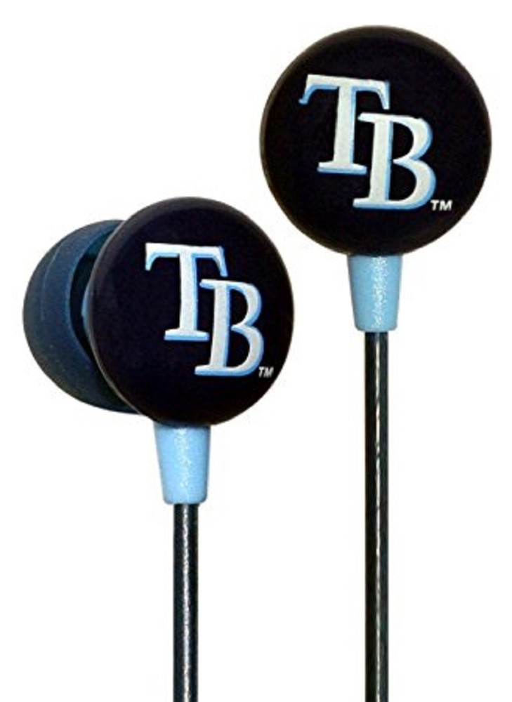 iHip Tampa Bay Rays 3.5mm Connector Cushion Earphones iPod/iPhone NEW