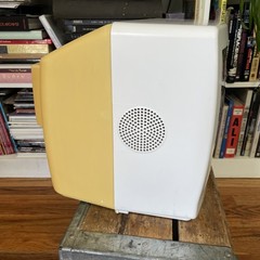 JVC Mastercommand C-13WL513” CRT VTG Retro Gaming Television White & Yellow 1994