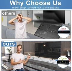 Durable ABS TCL TV Base Stand for Select 28-65″ Models – Hassle-Free Setup