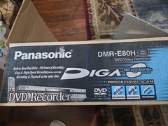 Panasonic DVD Video Recorder DMR-E80H HD DN DVR with 80GB Hard Drive Works