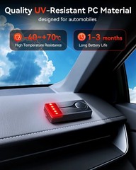 Wireless Car Vibration Alarm 108dB Loud Anti Theft Security For Door Window