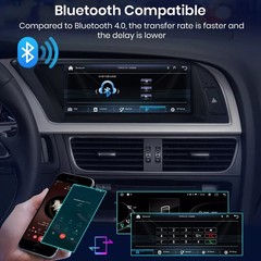 USED 8.8″ Car Stereo Radio Android Double DIN 8+128G For 08-16 AUDI A4 S4 A5 MMI