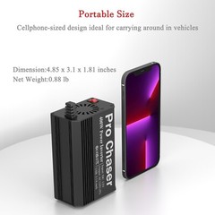400W Power Inverters for Vehicles DC 12v to 110v AC Car Converter w/ USB-C