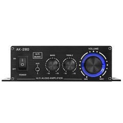 1 PC 2.0 Channel AK280 Mini HIFI Stereo Audio Power Digital Amplifier Speaker