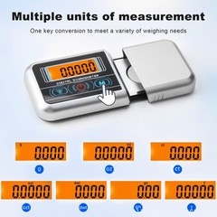 Jewelry Scale 100Gx0.005G Precise Turntable Force Digital Dynamometer2081