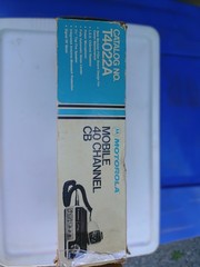 MOTOROLA MODEL 4022A CB RADIO – Complete ORIGINAL Package – Original Box