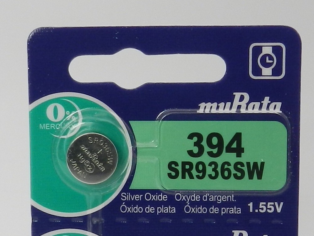 MURATA 394 SR936SW Watch Battery 1Pc (Exp.2029)