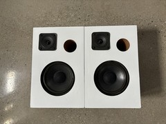 Bose Model 21 Main / Stereo Speaker White Custom Wood Cabinet Made In USA