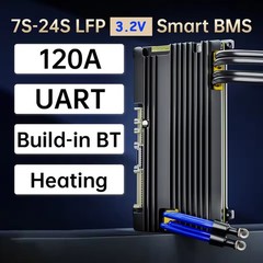 JBD Smart BMS 7S-24S 100A 120A 150A 200A Lifepo4 LFP Battery w/Balance+Bluetooth
