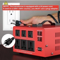 4000 Watt Voltage Converter Transformer Heavy Duty Step Up/Down Power Converter