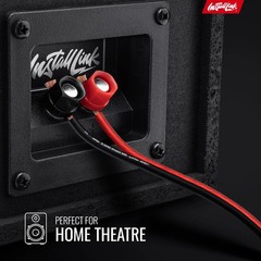 Install Link 16 AWG Gauge Speaker Wire Cable (30 Feet) Stereo, Car or Home Theat
