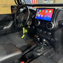 For Jeep Wrangler 2007-2017 Android 13 GPS Carplay Stereo Car Radio Touch Screen