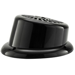 RV Surface Mount Speaker – Exterior 5.25″ Black Wavy Blue LED – Marine 2x Pair