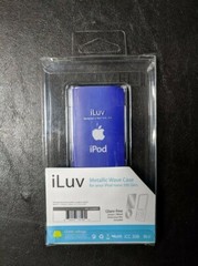 iLuv iCC308 Blue Metallic Wave Hard Case for Apple iPod 5th Generation Nano