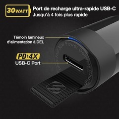 CPDC30 Car Charger USB-C Power Delivery Single Port Black 30W