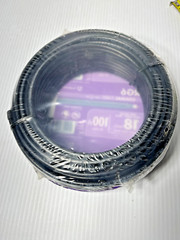 RG6 Coaxial Cable 100 Feet 18 AWG CM/CL2 CATV/MATV Copper Black NEW Sealed Roll