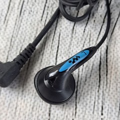Sony Walkman MDR-E808 Stereo Headphones Earphones Black Blue