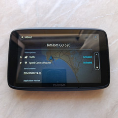 TomTom Go 620 4PN60 6″ Portable GPS System Wi-Fi Used Europe Map Updated