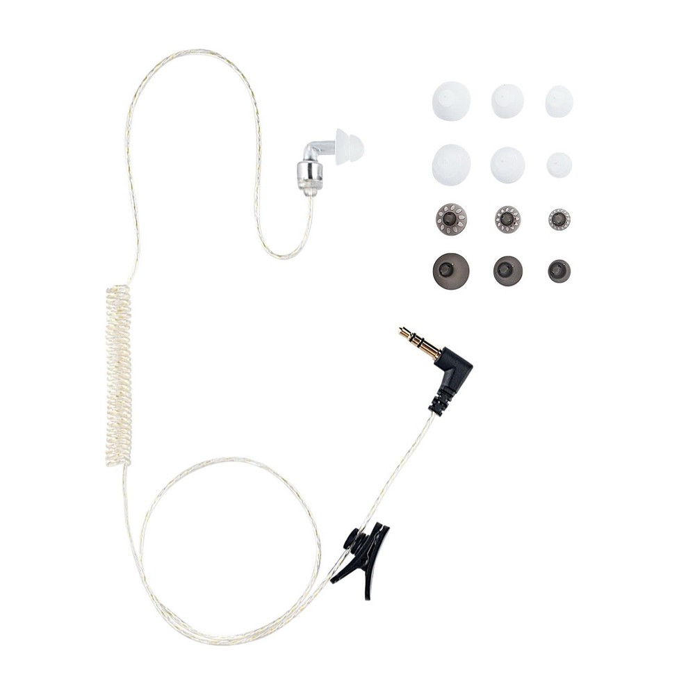 ERIPHA Covert Listen Only Earpiece 3.5mm 1-Pin L-Type Radio Headset