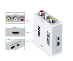 HDMI To RCA Mini Composite 1080P Audio Video AV CVBS Adapter Converter For TV