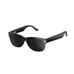 WeariQ Bluetooth Smart Glasses Audio Sunglasses Open-Ear Speaker – Shiny Black ™