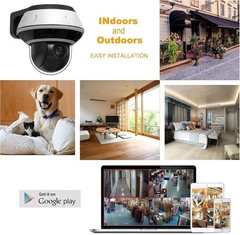 8MP Mini PTZ PoE IP Camera Outdoor 5X Zoom 2.7-13.5mm Motorized Varifocal Lens
