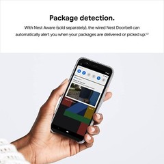 Nest Hello Video Doorbell with 6 Months of Nest Aware Reconditioned
