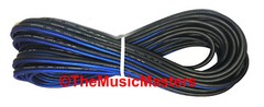 10 Gauge 30′ ft SPEAKER WIRE Blue Black Premium HQ Car Audio Home Stereo Cable