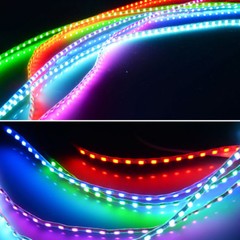 10pcs 90CM 90leds Super Thin 4mm Flexible Led Light Strip DIY Car DRL Tail Grill