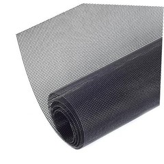 Universal 40″x13″ Car Grill Mesh – 1mm Round Hole – Black – PVC Coated 304SS