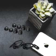 High-Quality Silicone Eartips Compatible with Powerbeats Pro – 4 Sizes Available